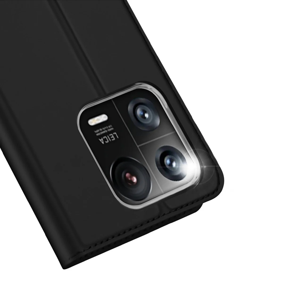 Dux Ducis Skin Pro knižkové kožené puzdro na Xiaomi 13 Pro čierne