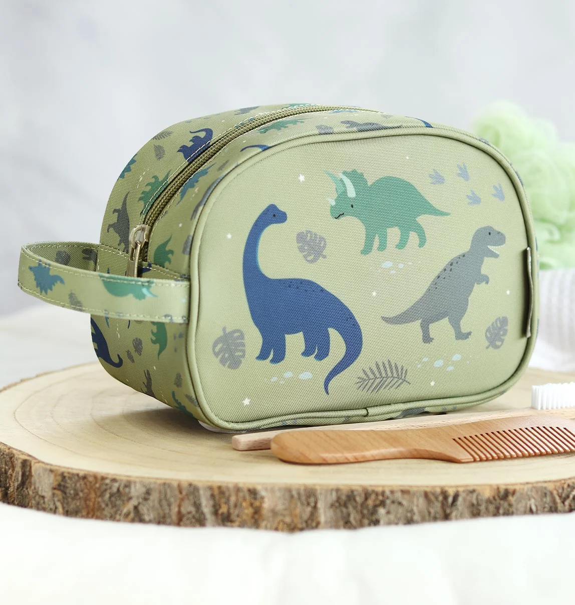 A Little Lovely Company - toaletná taštička - dinosaury