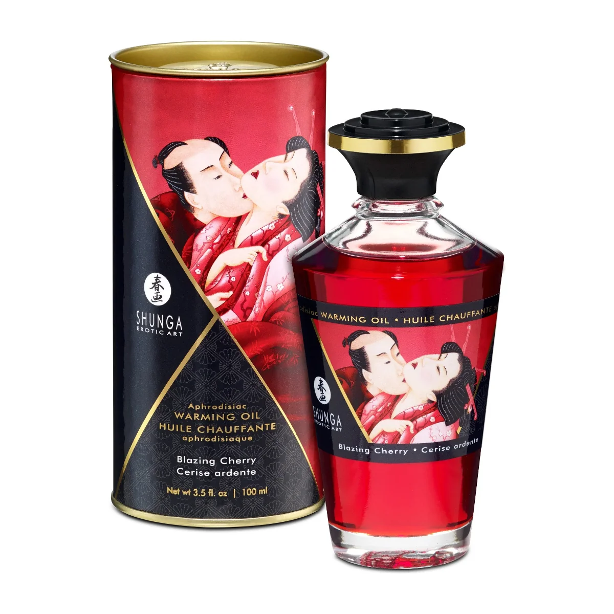 Aphrodisiac Warming Oil, čerešňa, 100 ml