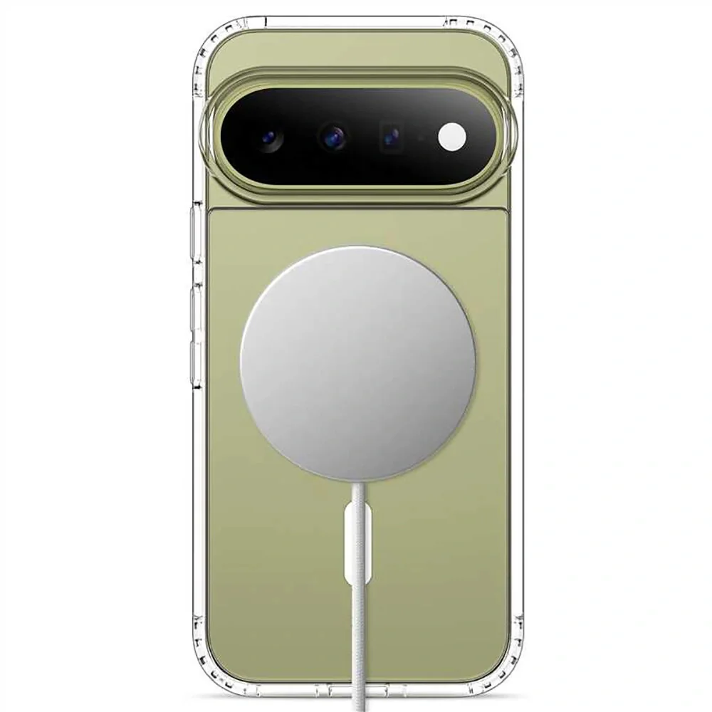 Tech-Protect FlexAir Hybrid MagSafe kryt na Google Pixel 9 / 9 Pro / 10 / 10 Pro / 11 / 11 Pro, priesvitný