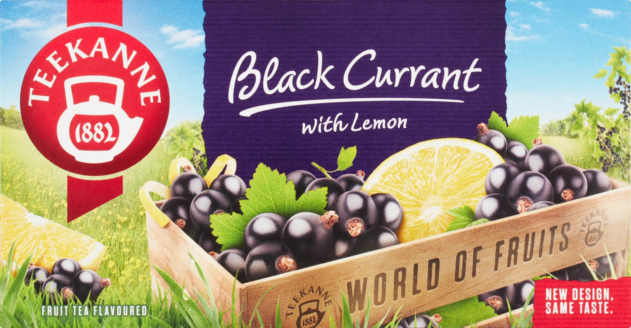 TEEKANNE World of Fruits "Black Currant with lemon" 20×2,5 g, ovocný čaj