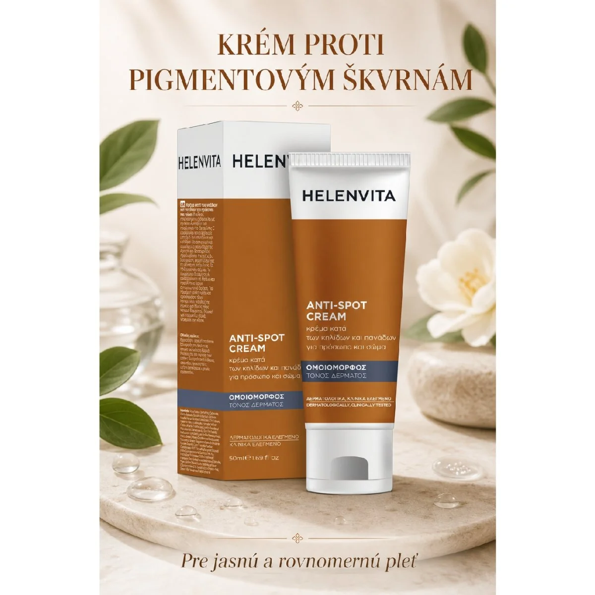 Helenvita Krém proti pigmentovým škvrnám 50 ml na tvár a telo