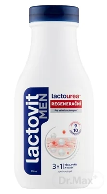 Lactovit MEN Lactourea 3v1 Sprchový gél 1×300 ml, sprchový gél
