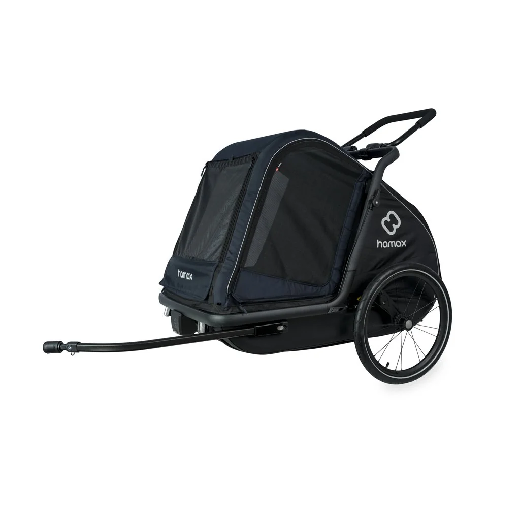 Vozík pre psov Pluto Large navy/black