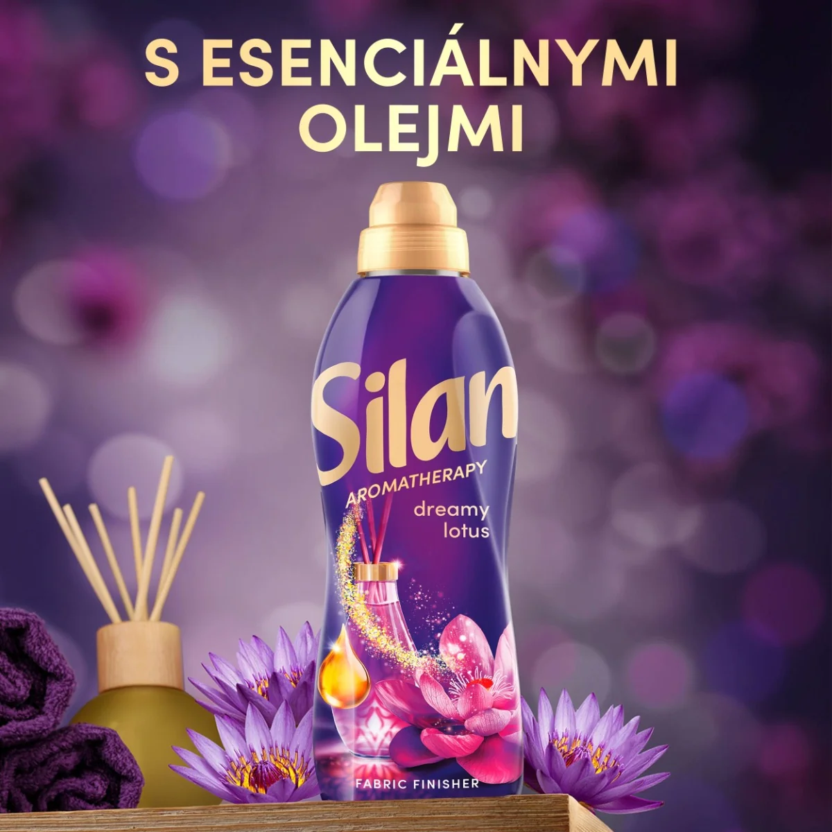 Silan AT aviváž Dreamy Lotus 62 praní, 1364 l 1×1364 ml, aviváž