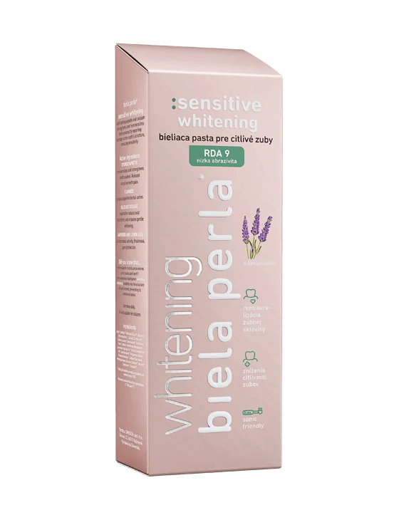 Biela perla Sensitive whitening 1×75 ml, bieliaca zubná pasta