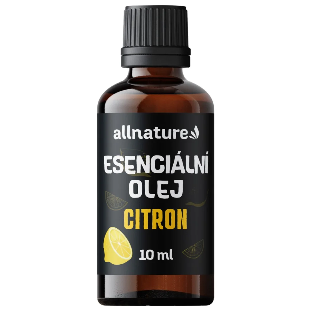 Allnature Esenciálny olej Citrón 1×10 ml, esenciálny olej