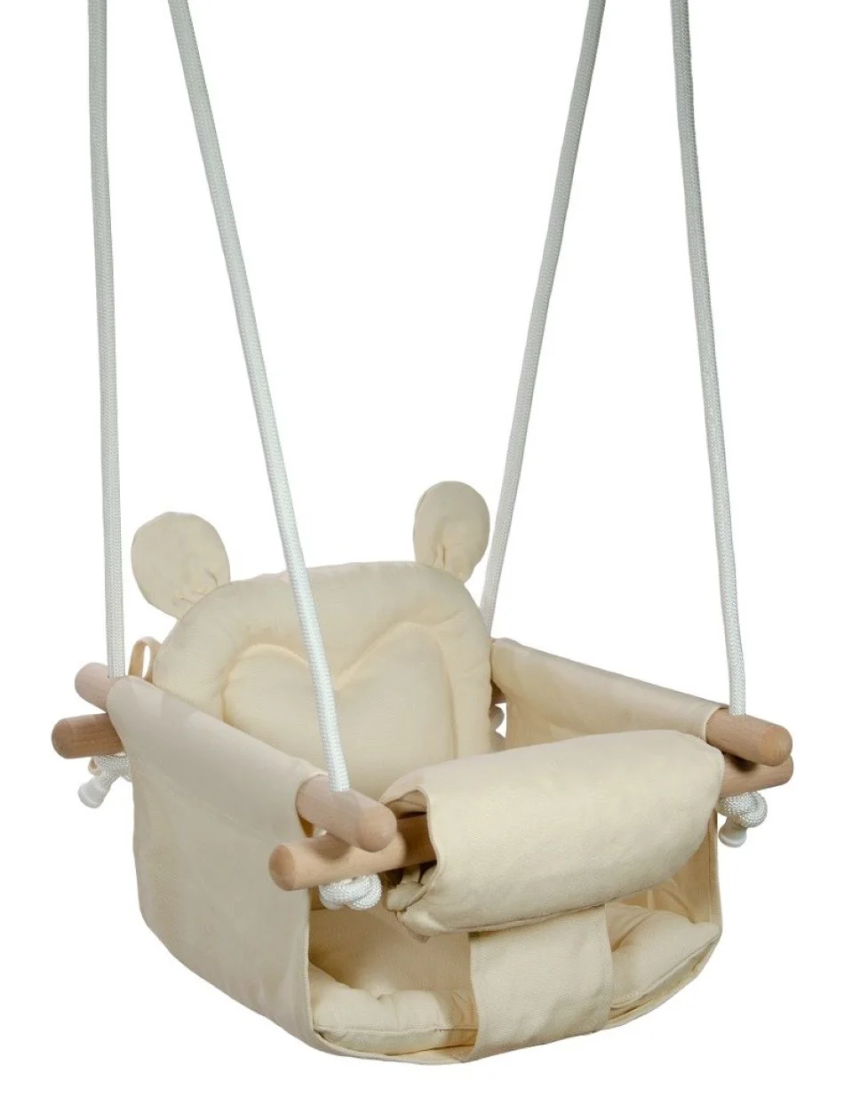 2Kids Toys Hojdačka Macko béžová
