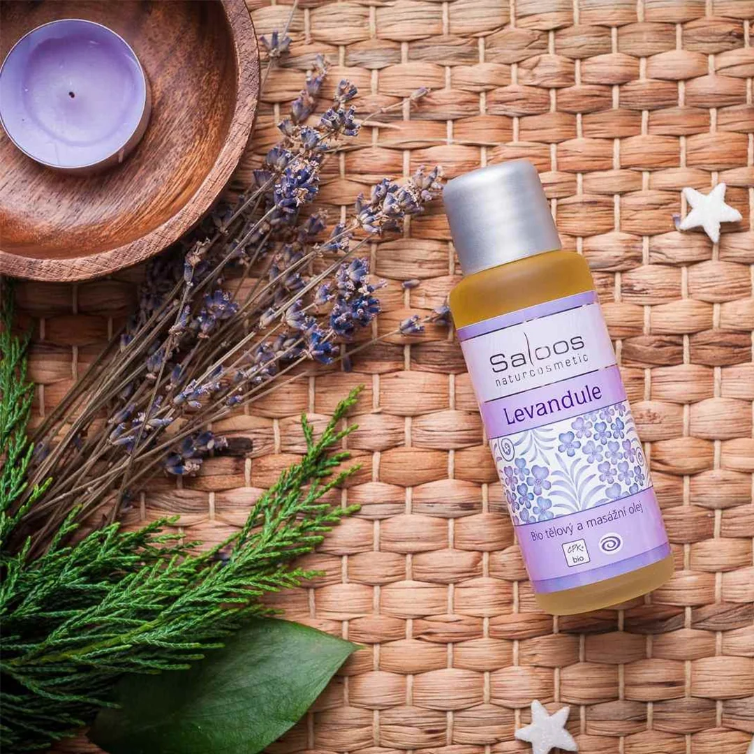 Saloos Levanduľa telový a masážny olej 1×50 ml, telový olej so všestranným použitím