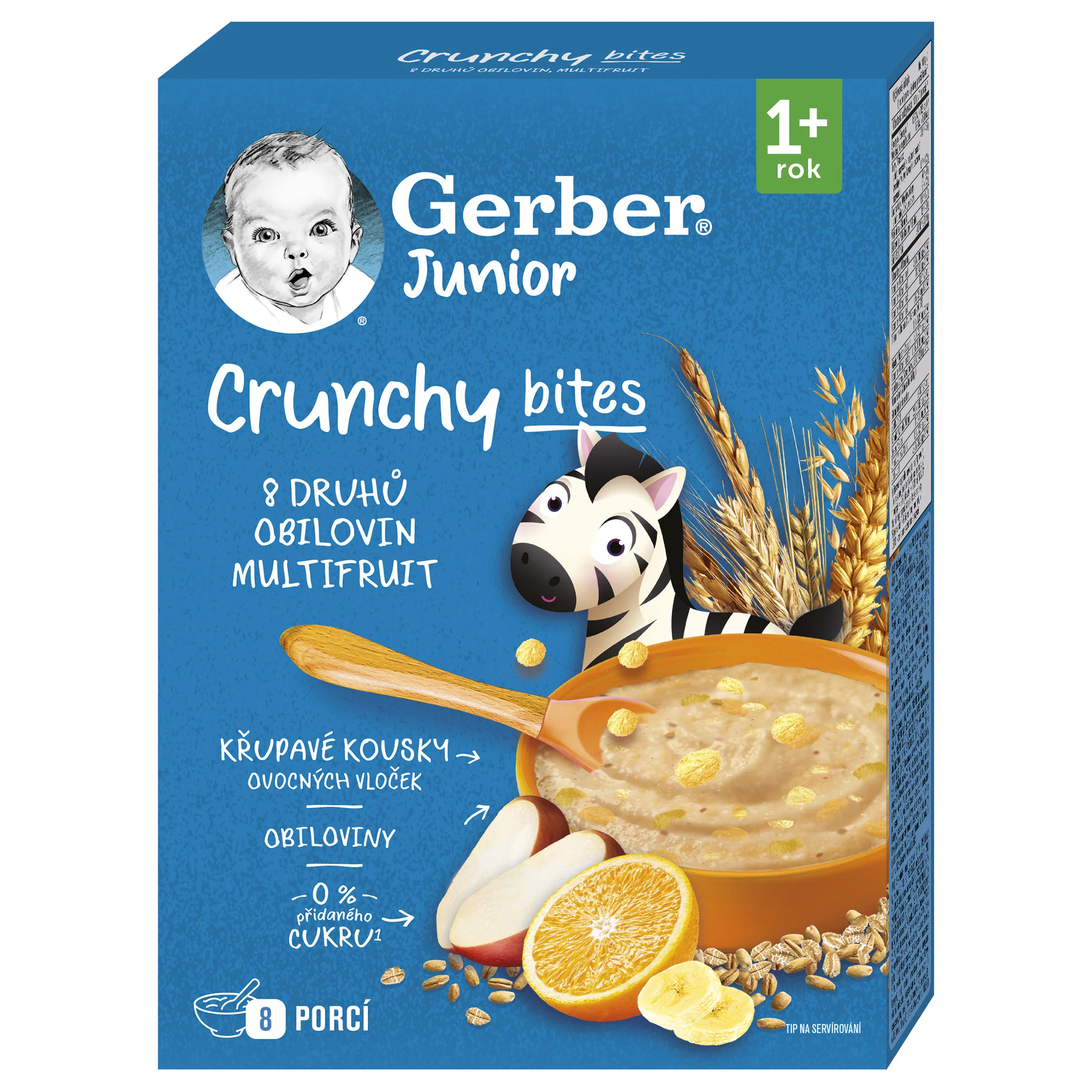 Gerber Junior Nemliečna kaša s chrumkavými kúskami 200 g