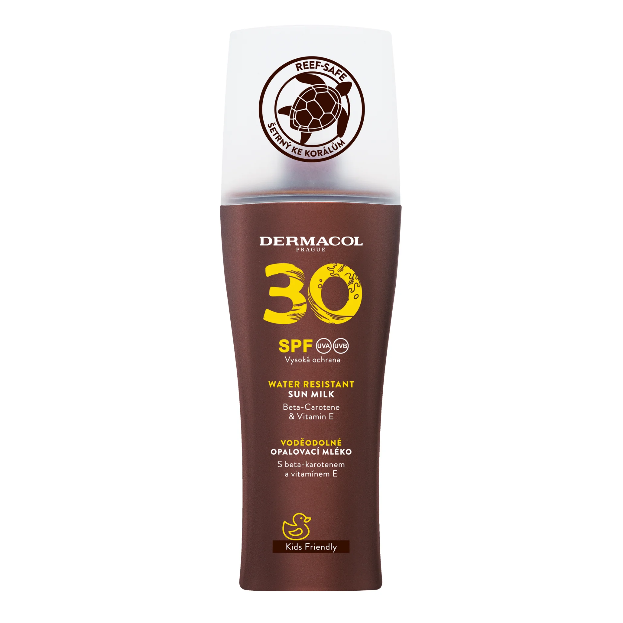 Dermacol SUN Mlieko na opaľovanie SPF 30 1×200 ml, opaľovacie mlieko