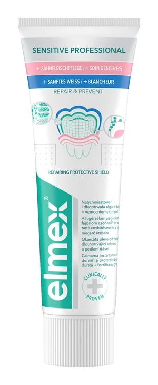 Elmex Sensitive ZP Repair & Prevent Gentle Whitening 75 ml