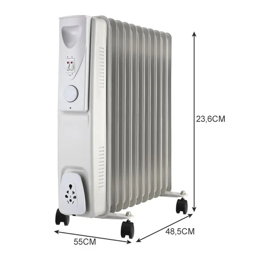 Elektrický radiátor 2500W Comfort 11 rebier