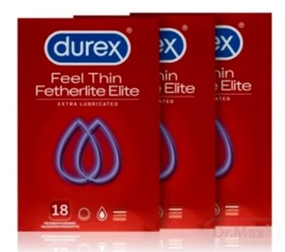 DUREX Feel Thin Extra Lubricated pack 1×54 ks, kondómy