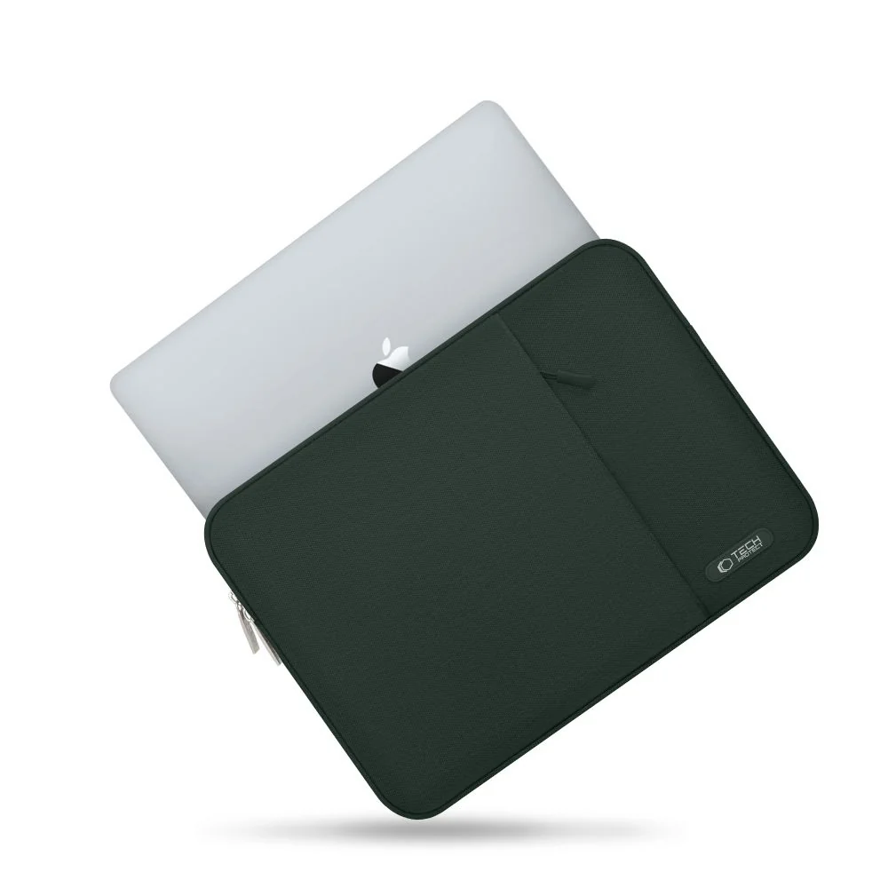 Tech-Protect Sleevy obal na notebook 15-16'', tmavozelený