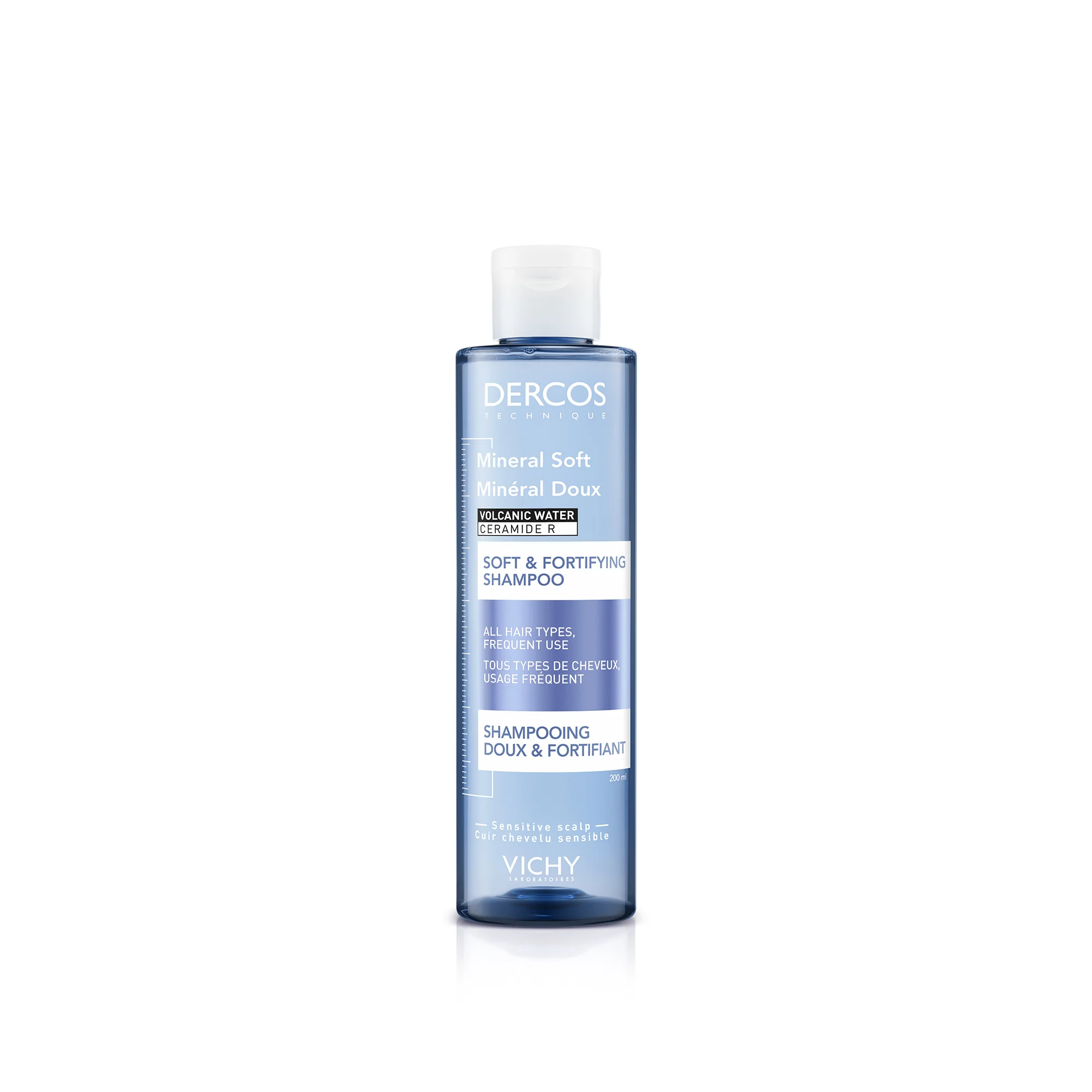 VICHY DERCOS Mineral Soft šampón 1×200 ml, šampón