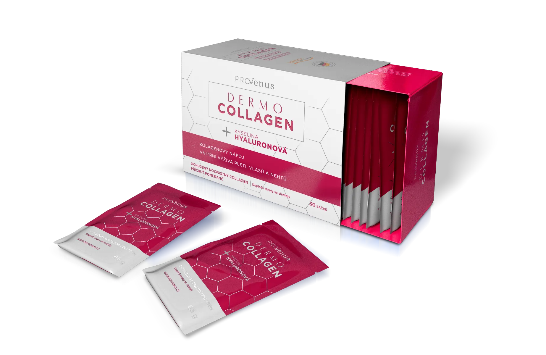 DermoCollagen ProVenus 1×30 ks, pomarančová príchuť