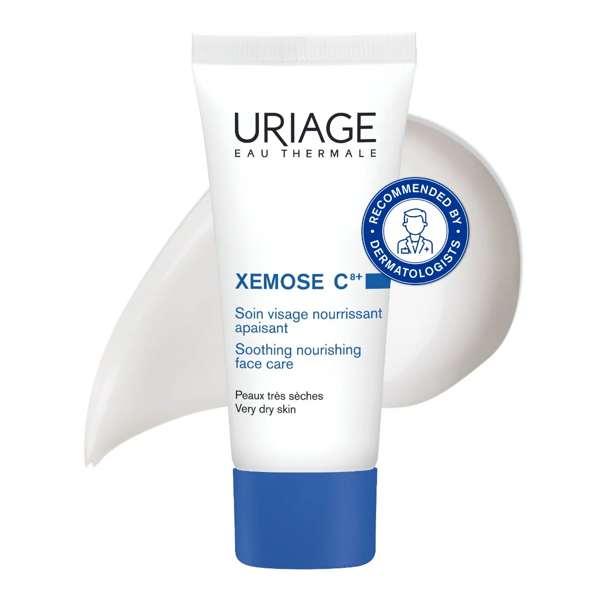 URIAGE XÉMOSE C8+ Face Cream, 40ml 1×40 ml, krém na tvár pre suchú a atopickú pokožku