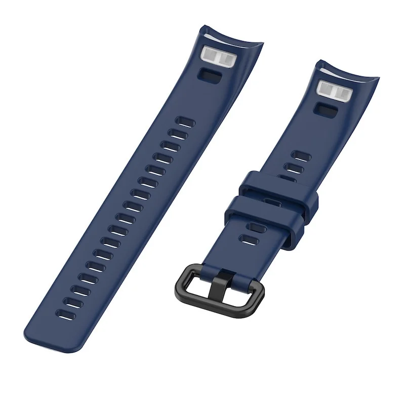 BStrap Silicone Line remienok na Honor Band 4 dark blue