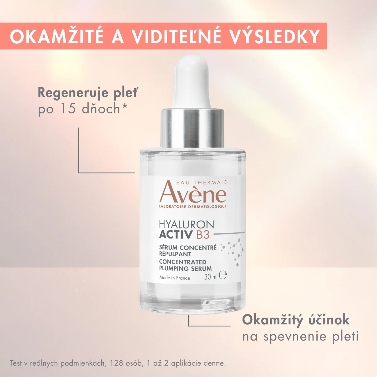Avène Hyaluron Activ B3 Sérum koncentrované vyhladzujúce 30 ml