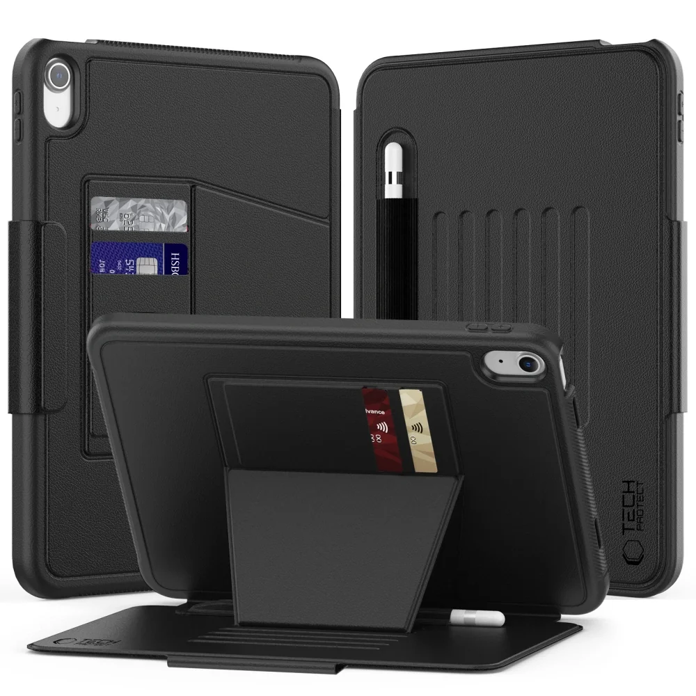 Tech-Protect SC Pen Armor puzdro na iPad 10.9'' 10gen 2022 / 11'' 11gen 2025, čierne n 2025, čierne