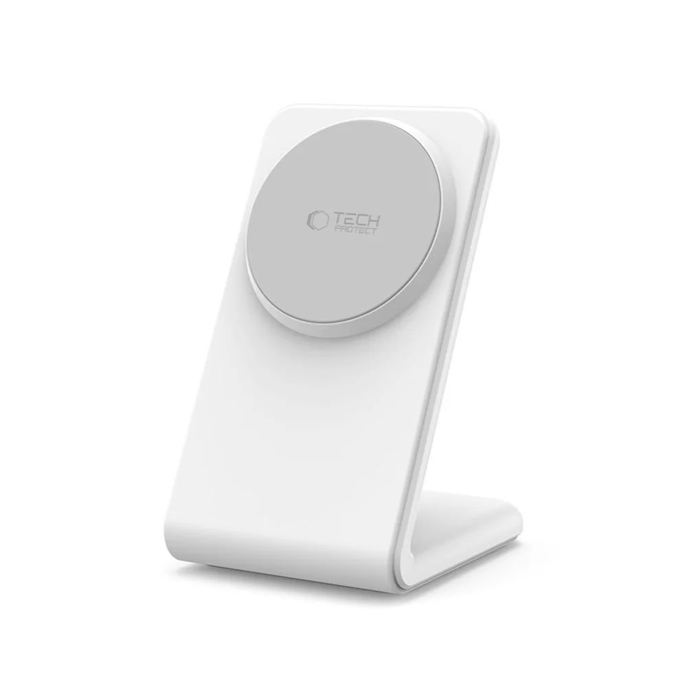 Tech-Protect A38 MagSafe bezdrôtová nabíjačka 15W, biela