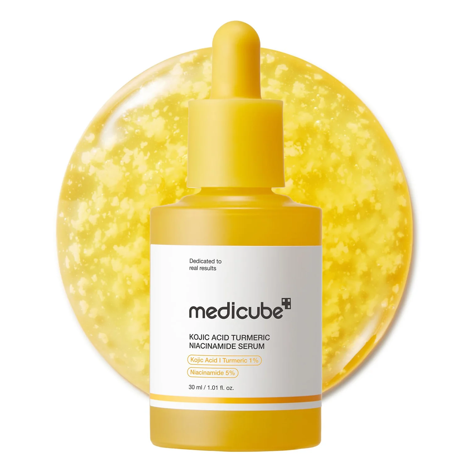 MEDICUBE Kojic Acid Turmeric Niacinamide Serum Rozjasňujúce sérum s kyselinou kojovou, kurkumou a niacínamidom 30ml