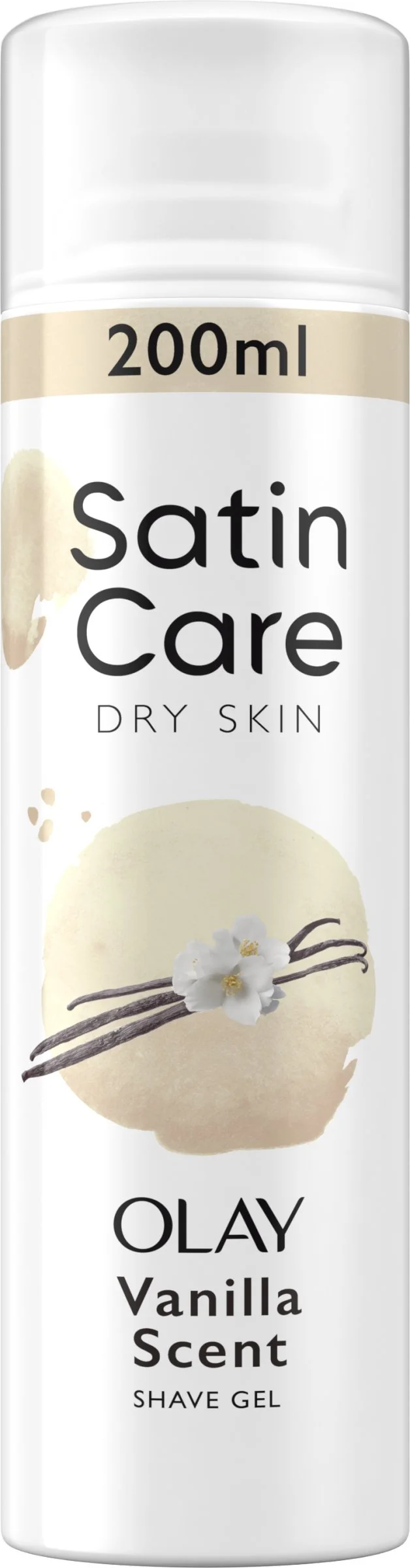 Gillete Satin Care Gel Olay Vanila dream 1×200 ml, gél na holenie
