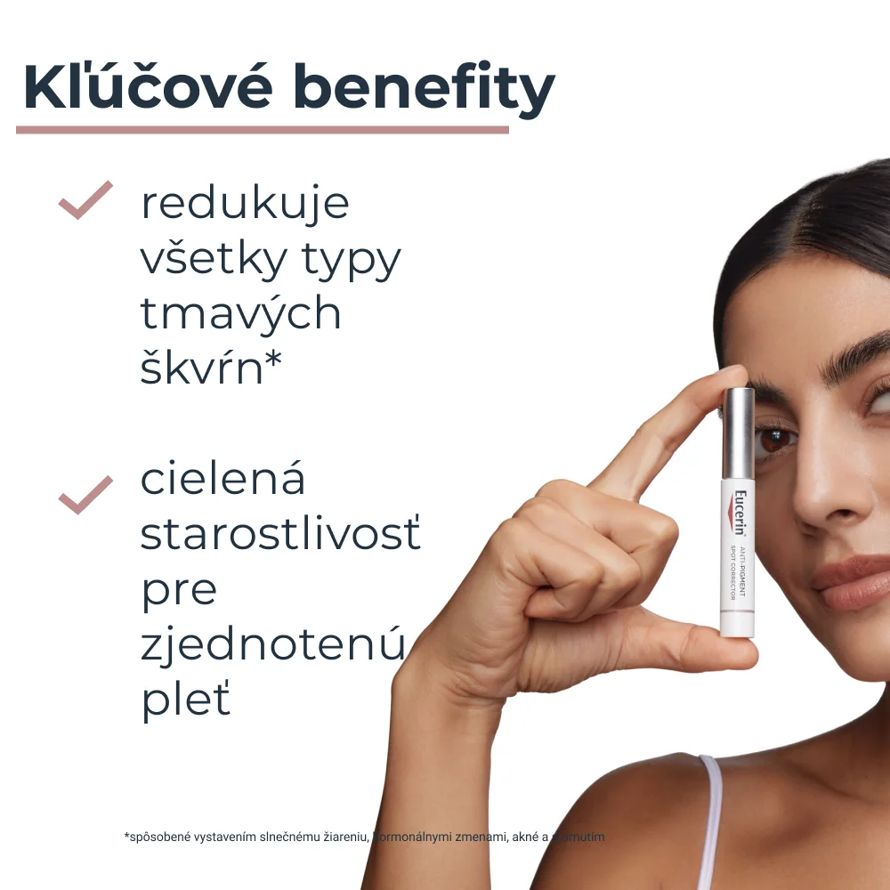 Eucerin ANTI-PIGMENT Lokálny korektor 1×5 ml, hyperpigmentácia pleti