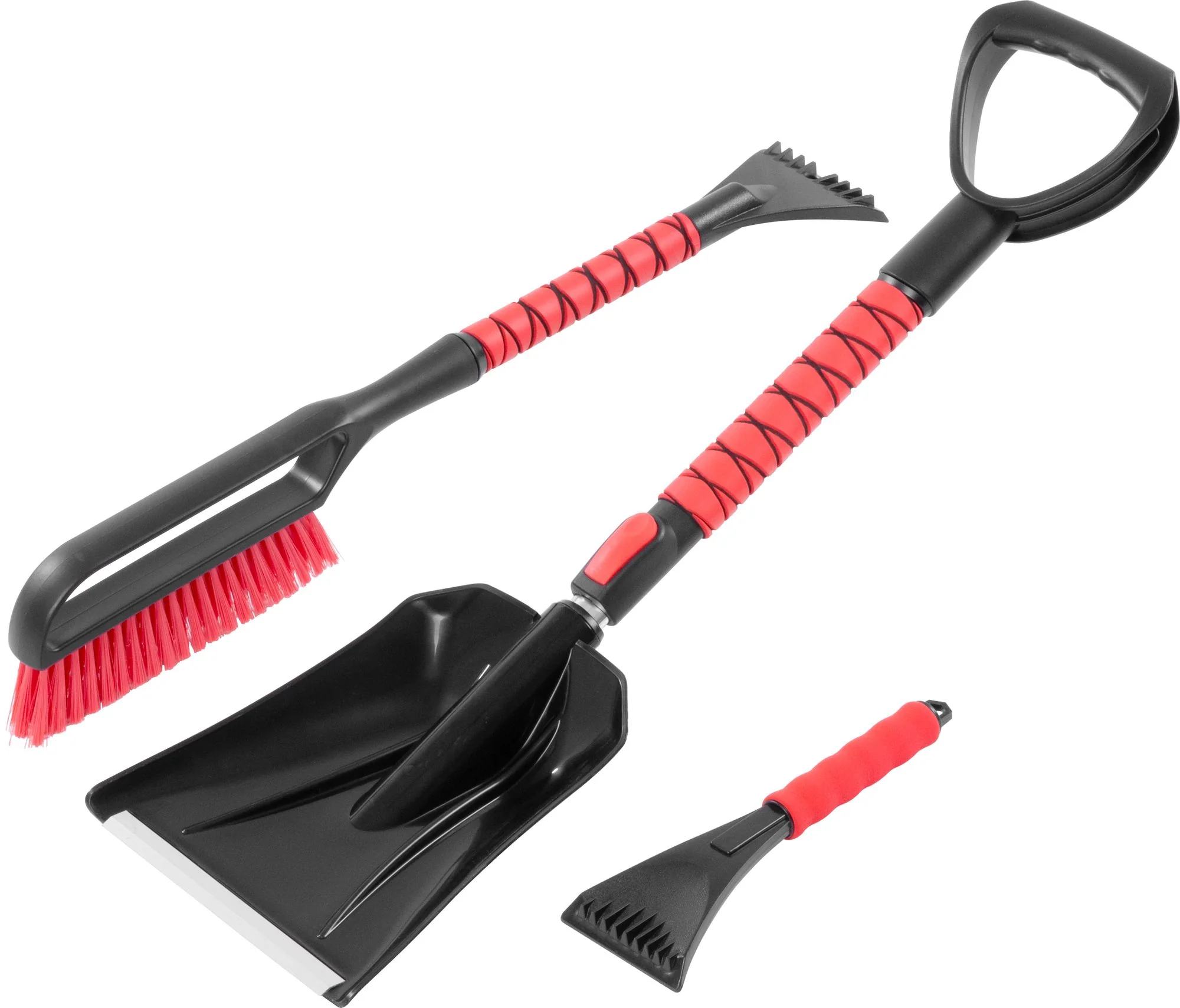 Strend Pro Premium sada na ľad a sneh do auta, 3 diely Teleskopická lopata, škrabka, metlička