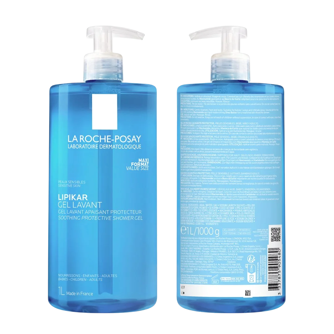 La Roche-Posay Lipikar Gel Lavant 1×1000 ml, sprchový gél