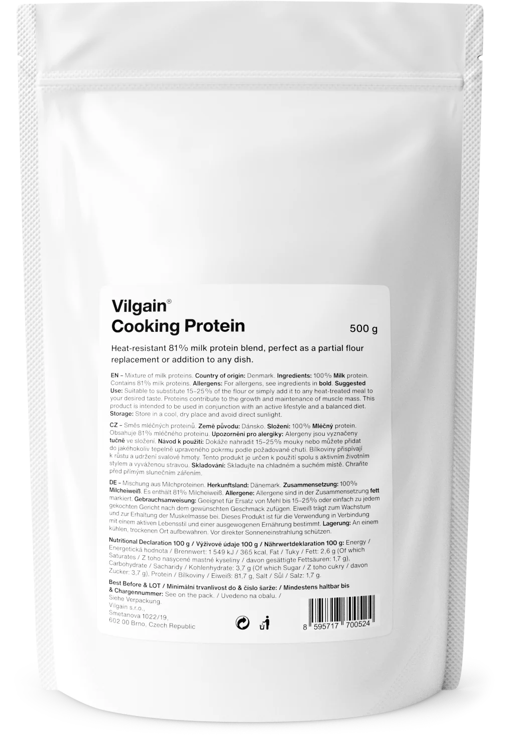 Vilgain 81% Proteín na pečenie 500 g