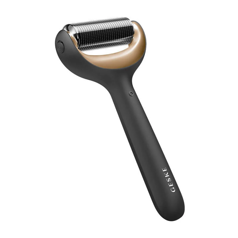 Geske MicroNeedle 8in1 smart valček na tvár a telo, šedý