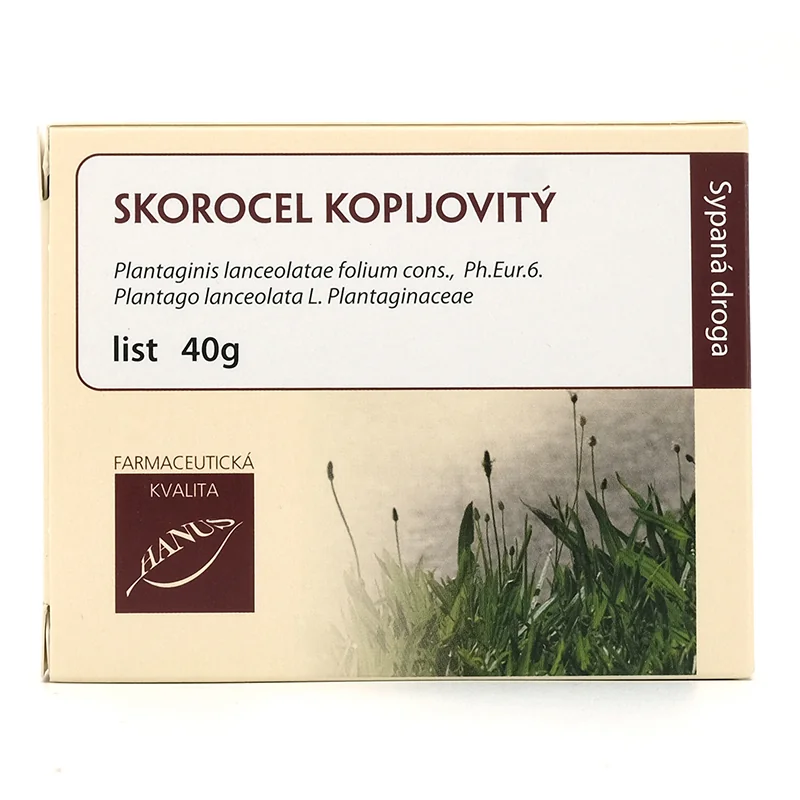 Čaj Skoroceľ kopijovitý list 1×40 g, bylinný čaj