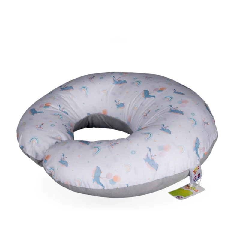 XKKO LUX malý dojčiaci vankúš - Sky Whale