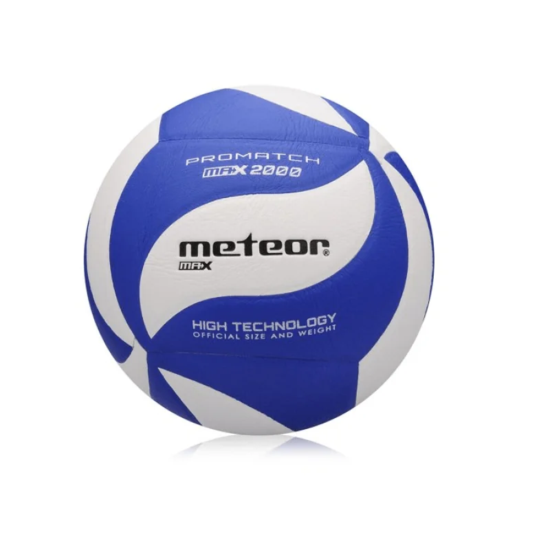 Meteor Max 2000 volejbalová lopta biela/modrá, veľ. 5