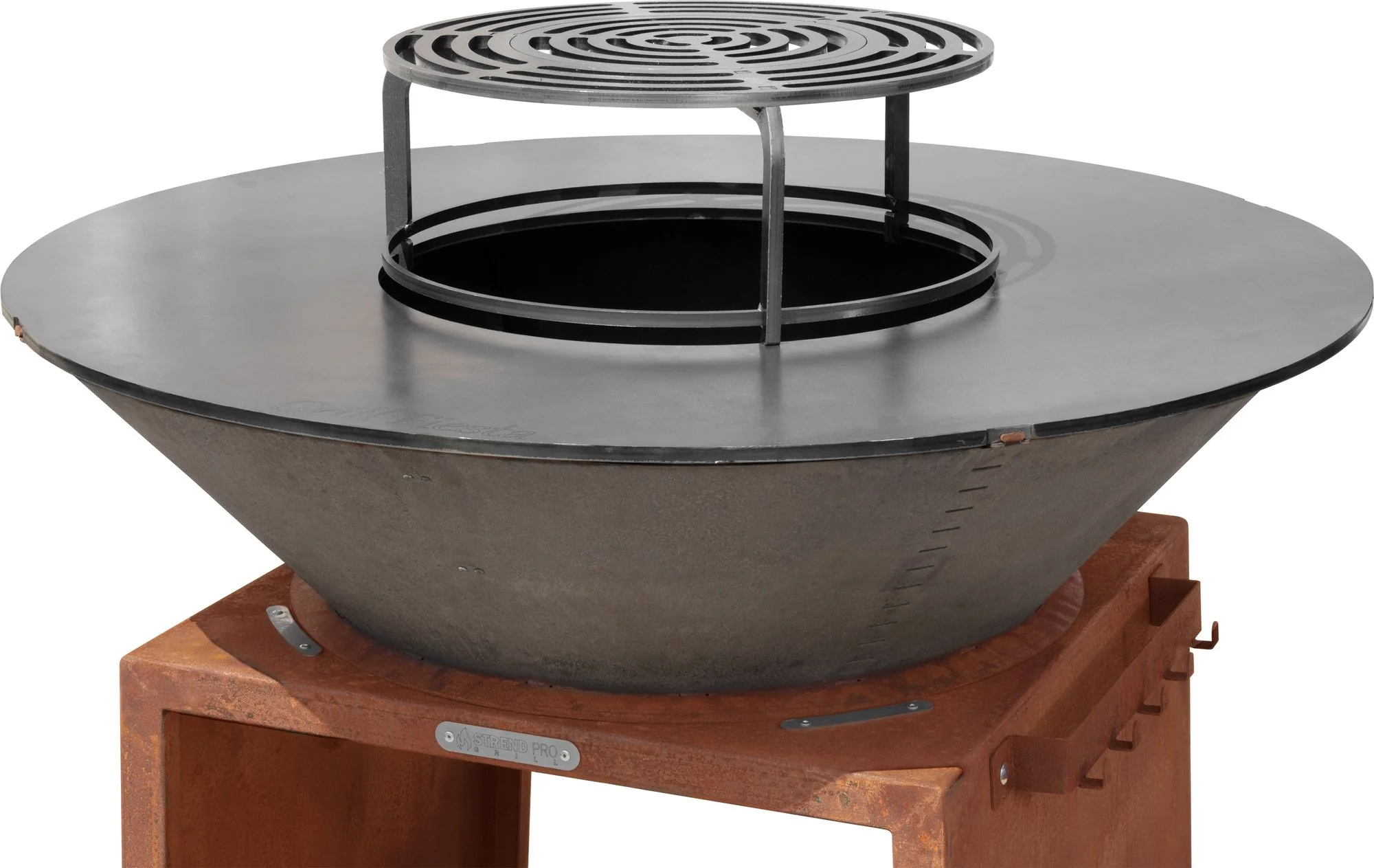 Strend Pro gril s ohniskom Fiesta, 1 ks Oceľ, prevedenie rust, priemer 100 cm