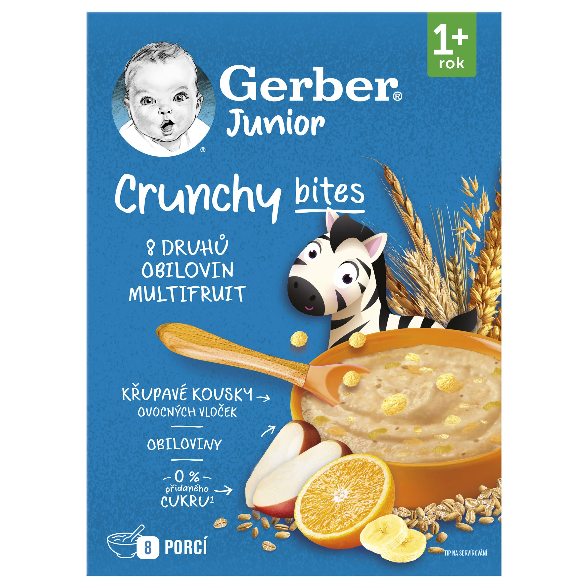 Gerber Junior Nemliečna kaša s chrumkavými kúskami 200 g
