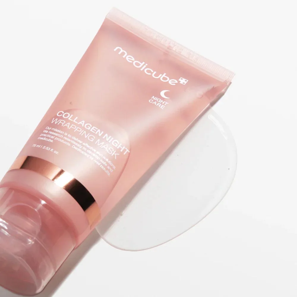MEDICUBE - Collagen Night Wrapping Peel Off Mask 75 ml nočná kolagenová maska 75 ml
