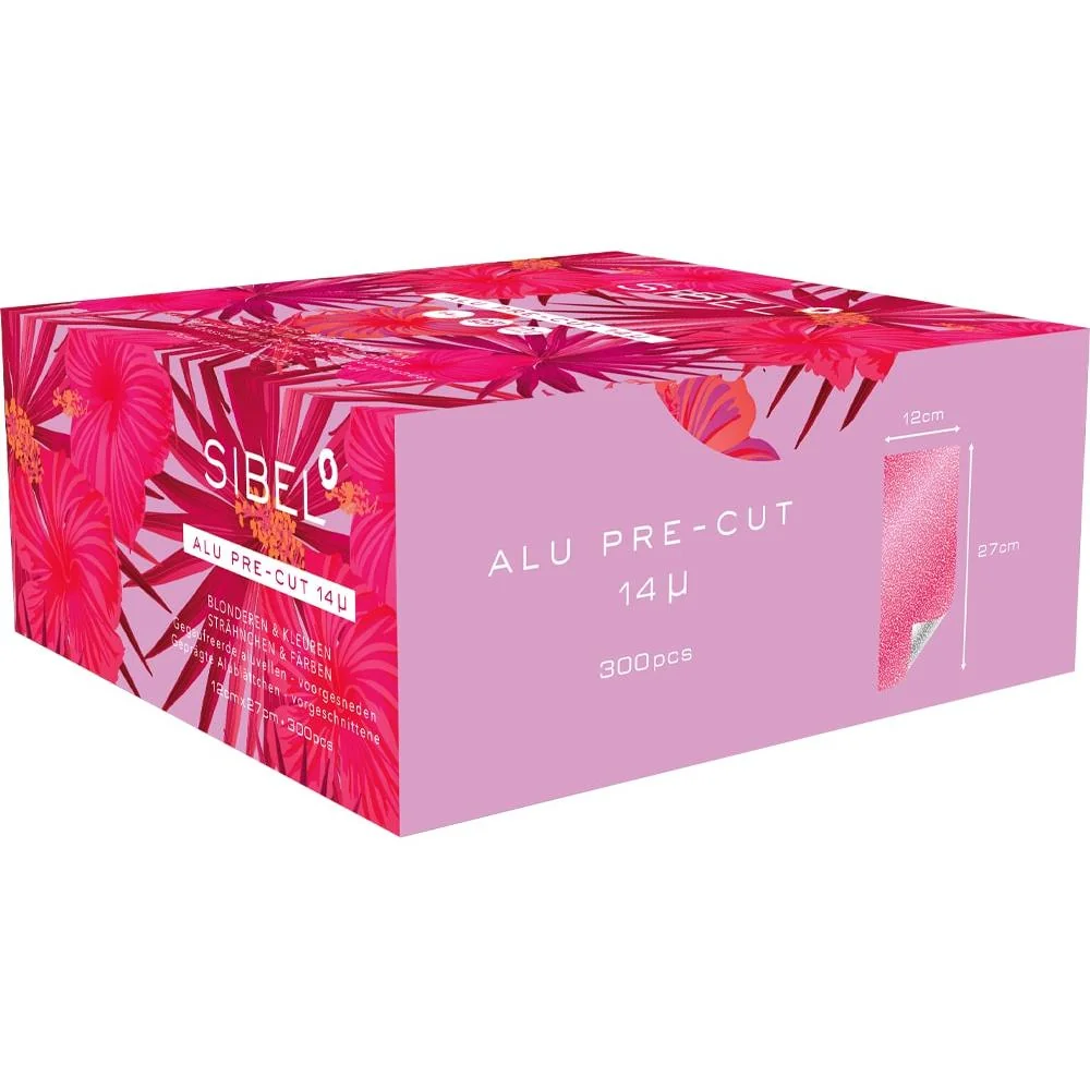 Sibel 300ks 27x12cm 14mikro predstrihaná fólia hibiscu