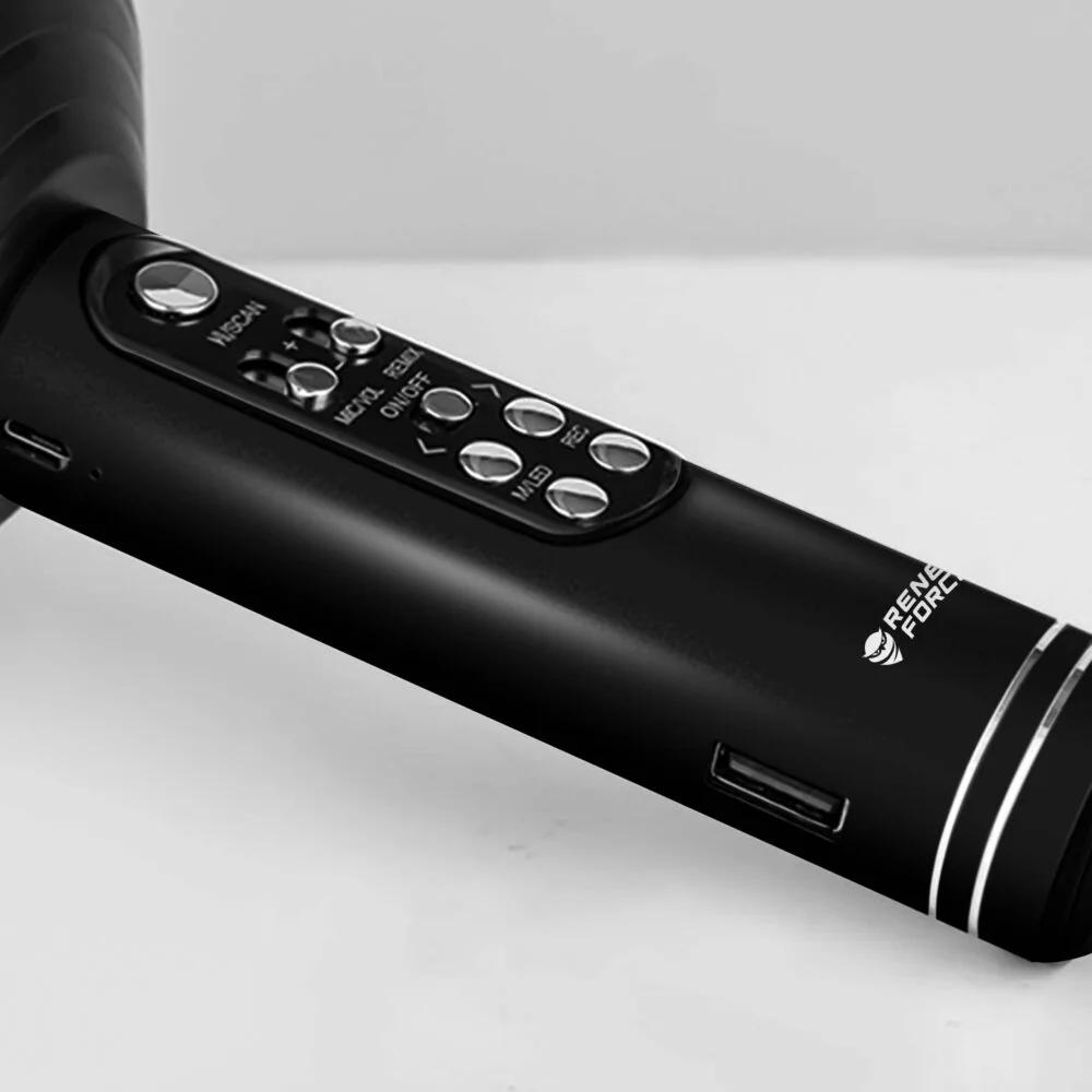 MG Sing Pro Bluetooth Karaoke mikrofón s reproduktorom, čierny