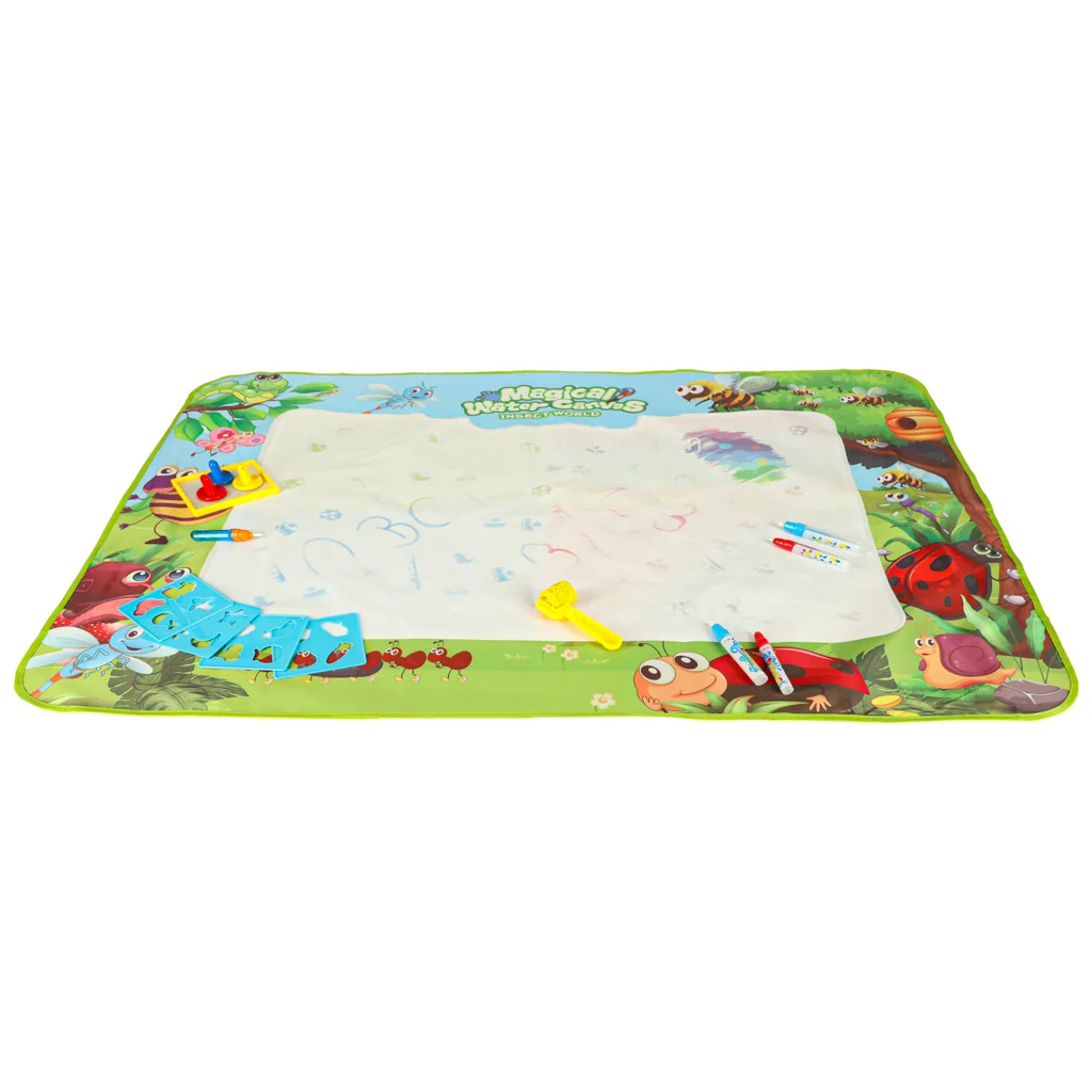 Magická vodná maľovacia podložka 120×90 cm lúka set