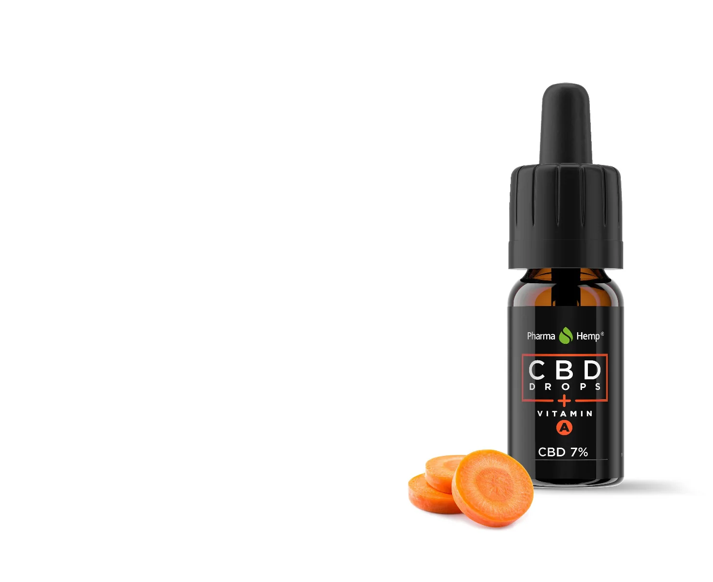 CBD Drops Vitamin A 1×10 ml, CBD kvapky s vitamínom A