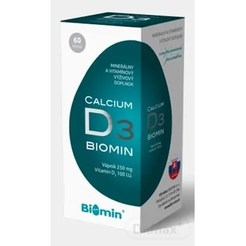 Biomin CALCIUM S VITAMÍNOM D3 1×60 cps, výživový doplnok