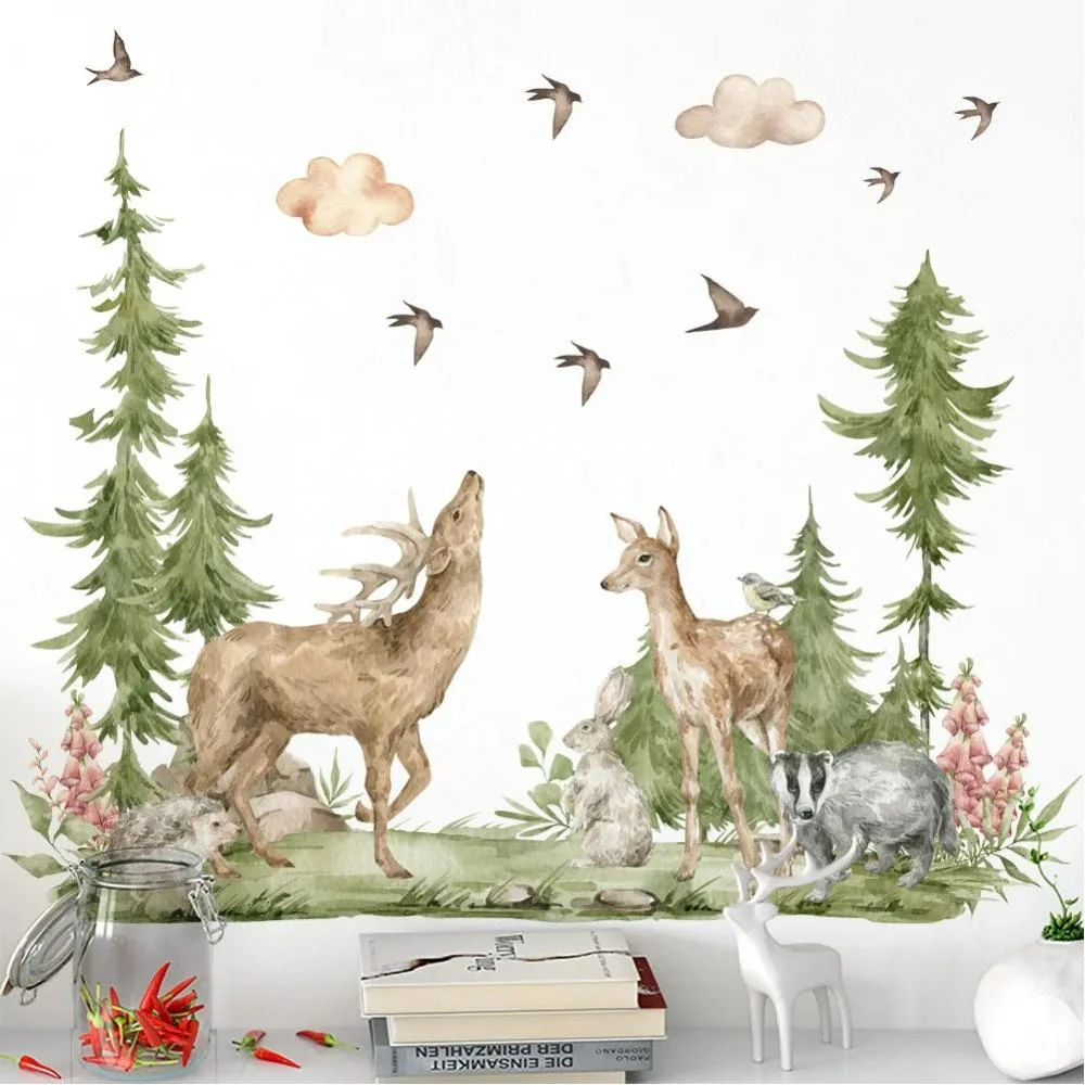 Samolepka na stenu/Tapeta Forest 30cm x 90cm, PVC