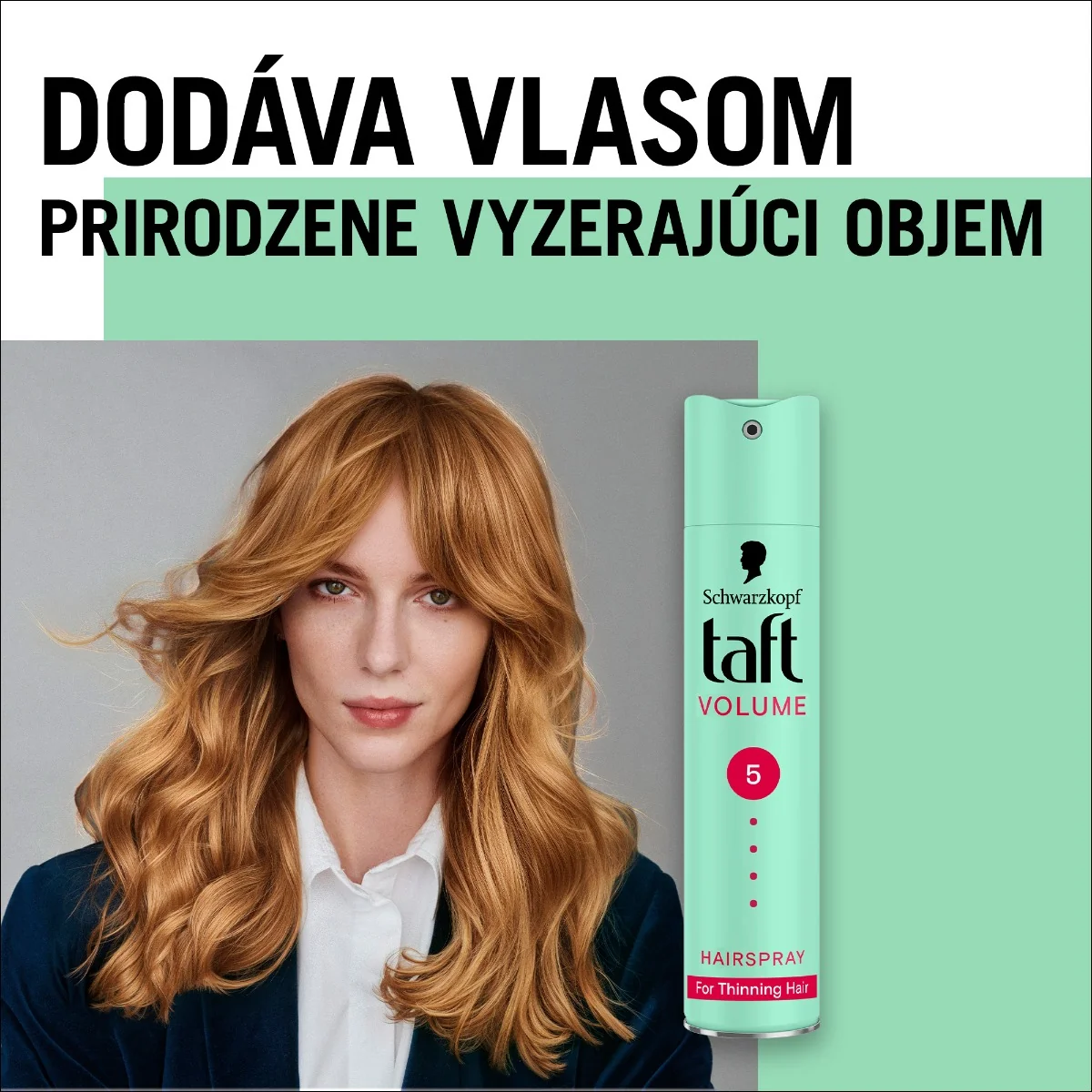 Taft lak Volume Mega 1×250 ml, lak na vlasy