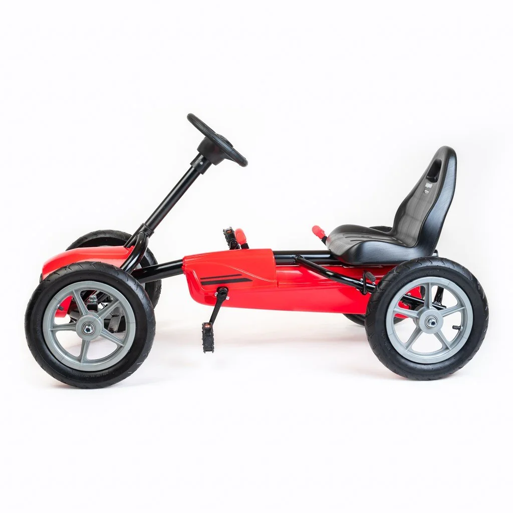 Detská šliapacia motokára Go-kart Baby Mix Buggy červená ,