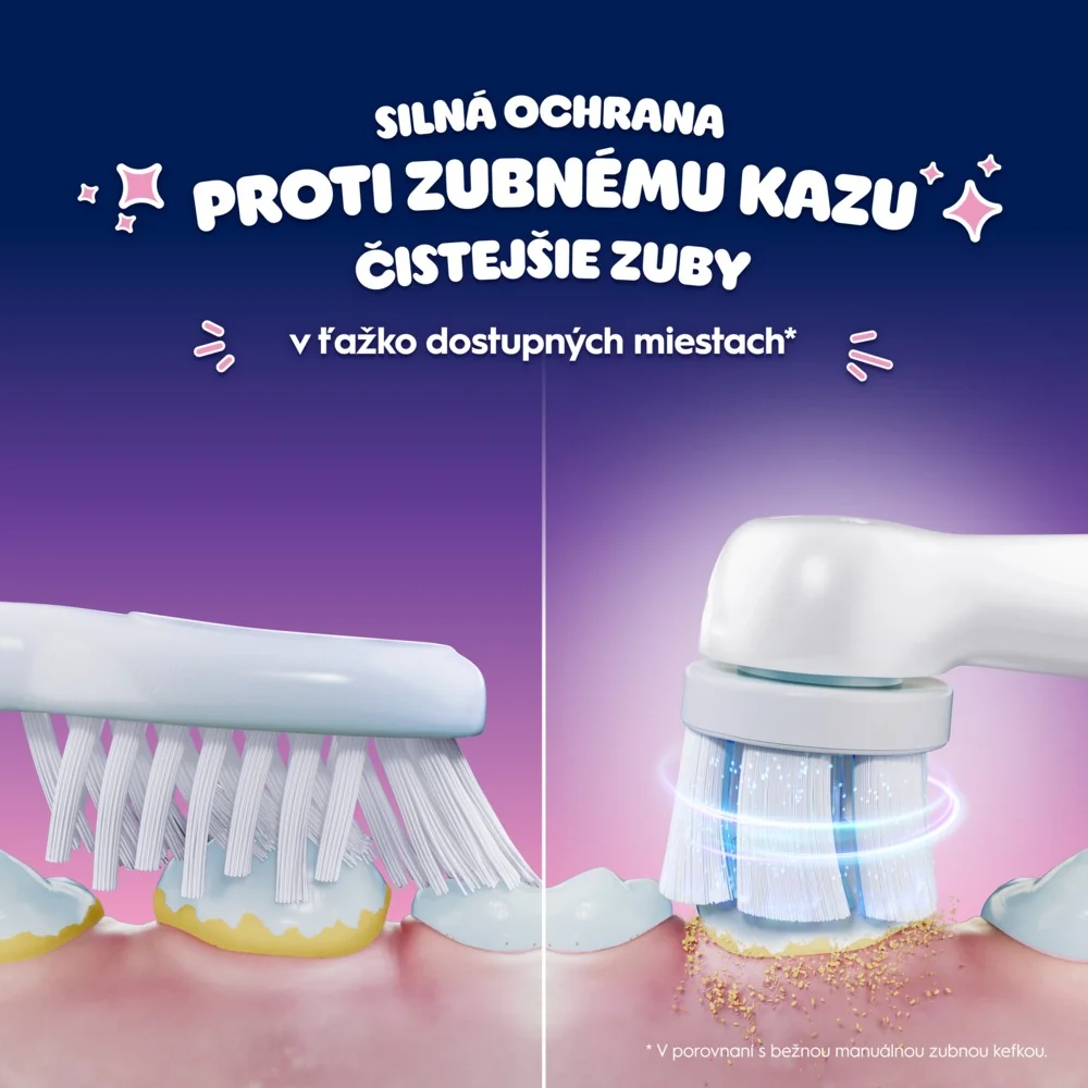 Oral-B iO Kids Disney Angel Lilo & Stitch elektrická zubná kefka pre deti od 6 rokov, cestovné puzdro 1 ks