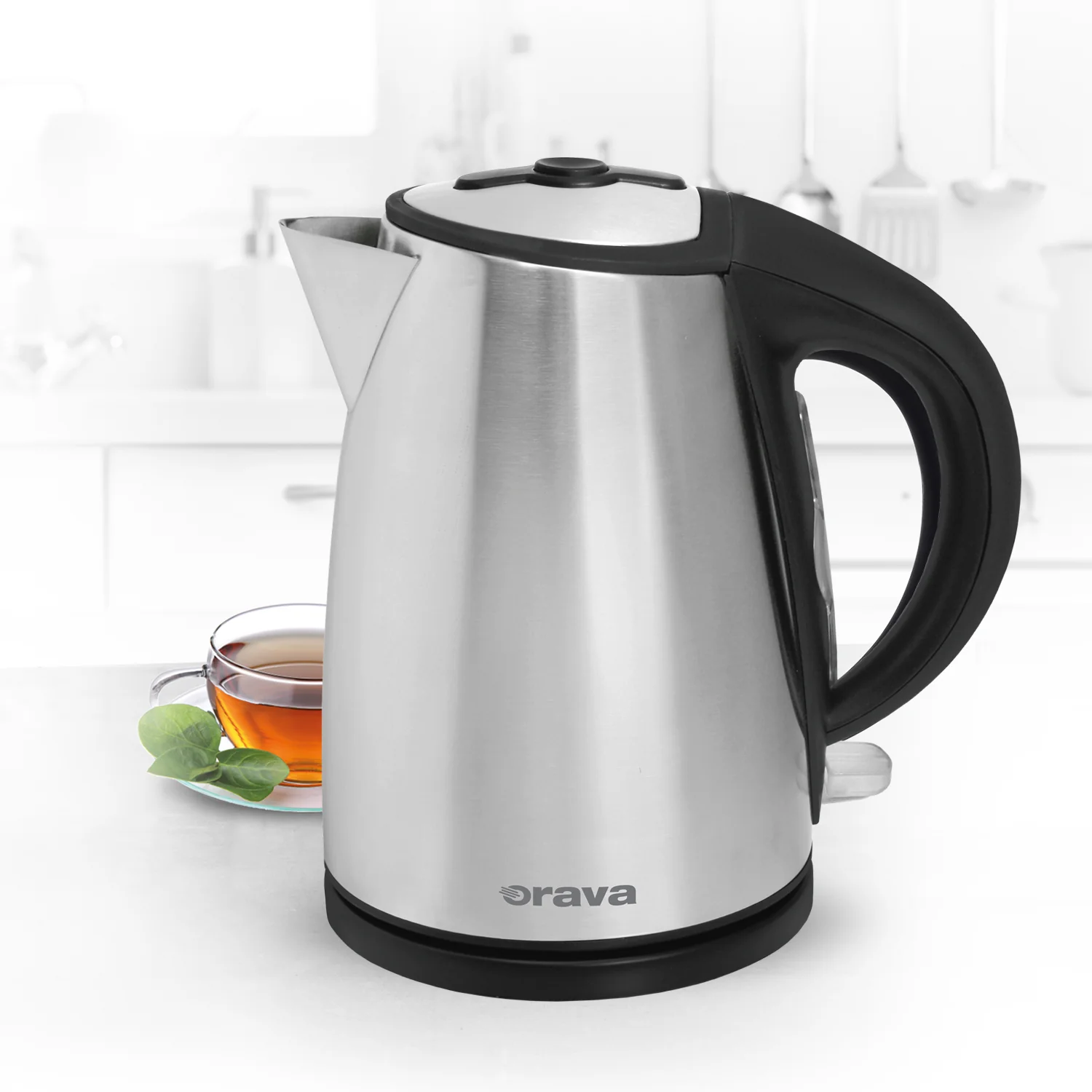 Antikorová varná kanvica 1,7 l, strieborná