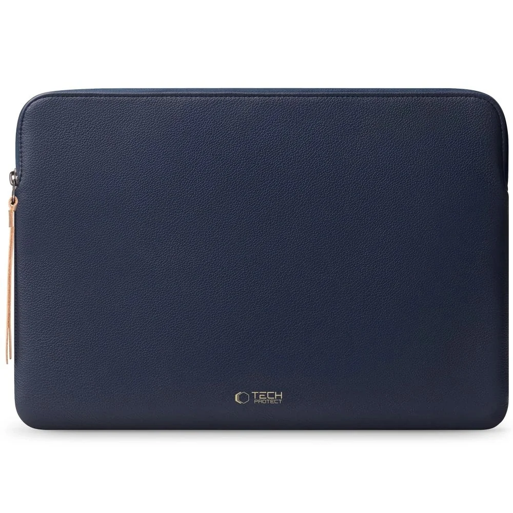 Tech-Protect Fleece obal na notebook 13-14'', tmavomodrý